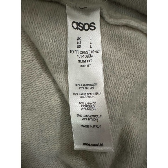 ASOS Cream Cardigan Sweater - Picture 6 of 6